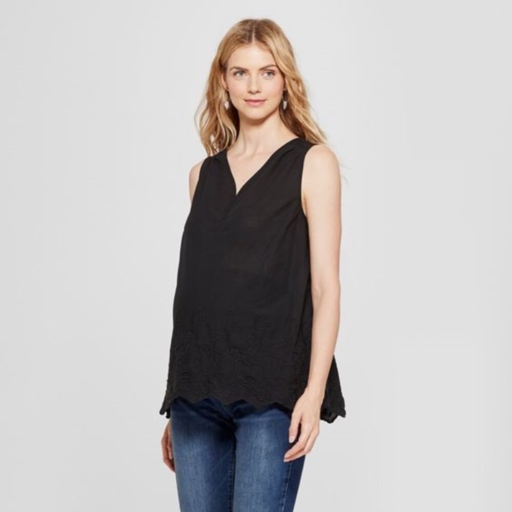 3/$30 Black Sleeveless Top